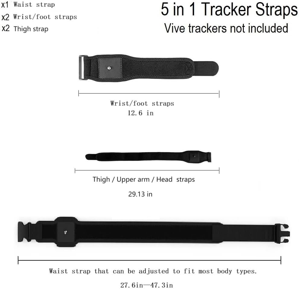 Full Body Tracker Strap, Waist Belt, Hand and Foot Strap, Thigh Strap, VR Accessories S639