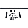 Barn Door Hardware Set with Track for Doors, Dark Gray B363580
