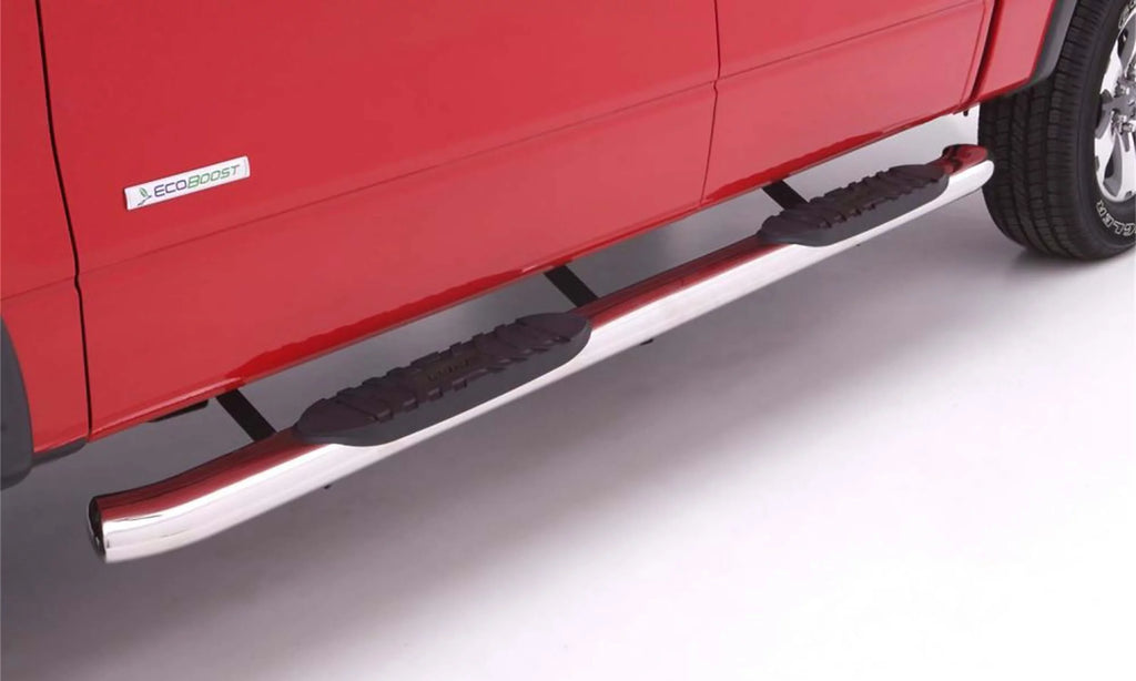 Curved Oval SS Nerf Bars - Polished M8280
