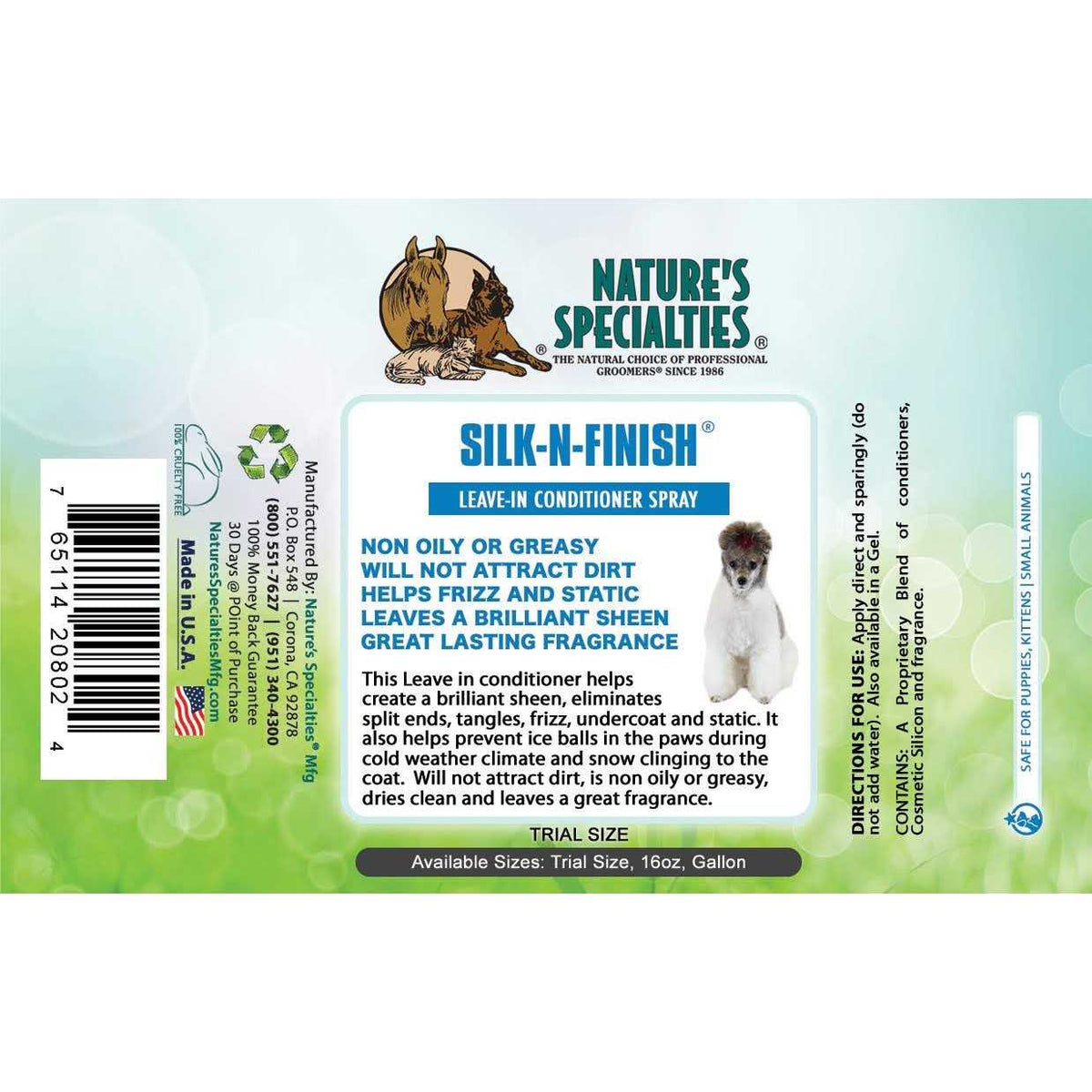 Silk N Finish Spray P5322