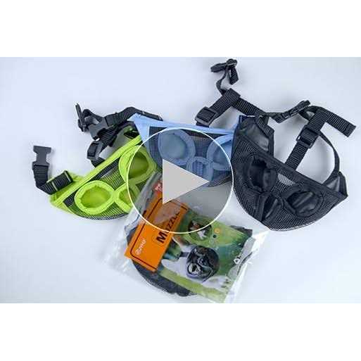 Adjustable Breathable Mesh Short Snout Dog Muzzle I4419