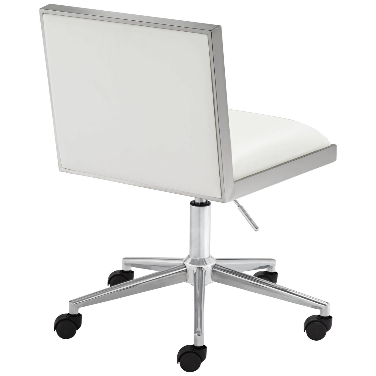 White Adjustable Swivel Office Chair D47031