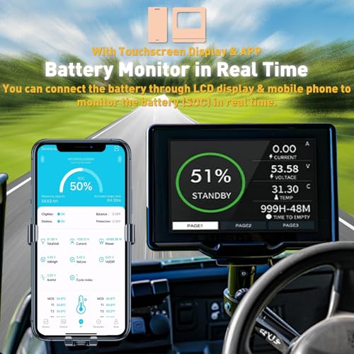 12V 100Ah LiFePO4 Deep Cycle Battery with Bluetooth A90282
