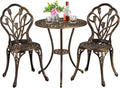 3 Piece Cast Aluminum Patio Bistro Set C620