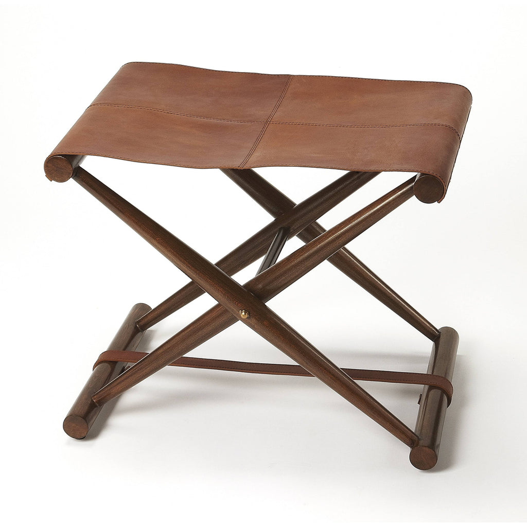 Leather Folding Stool M283178