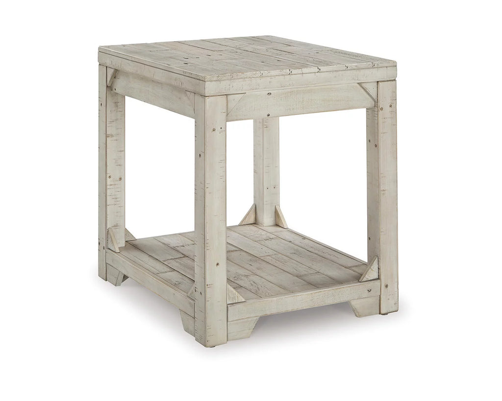 Whitewash End Table F67866