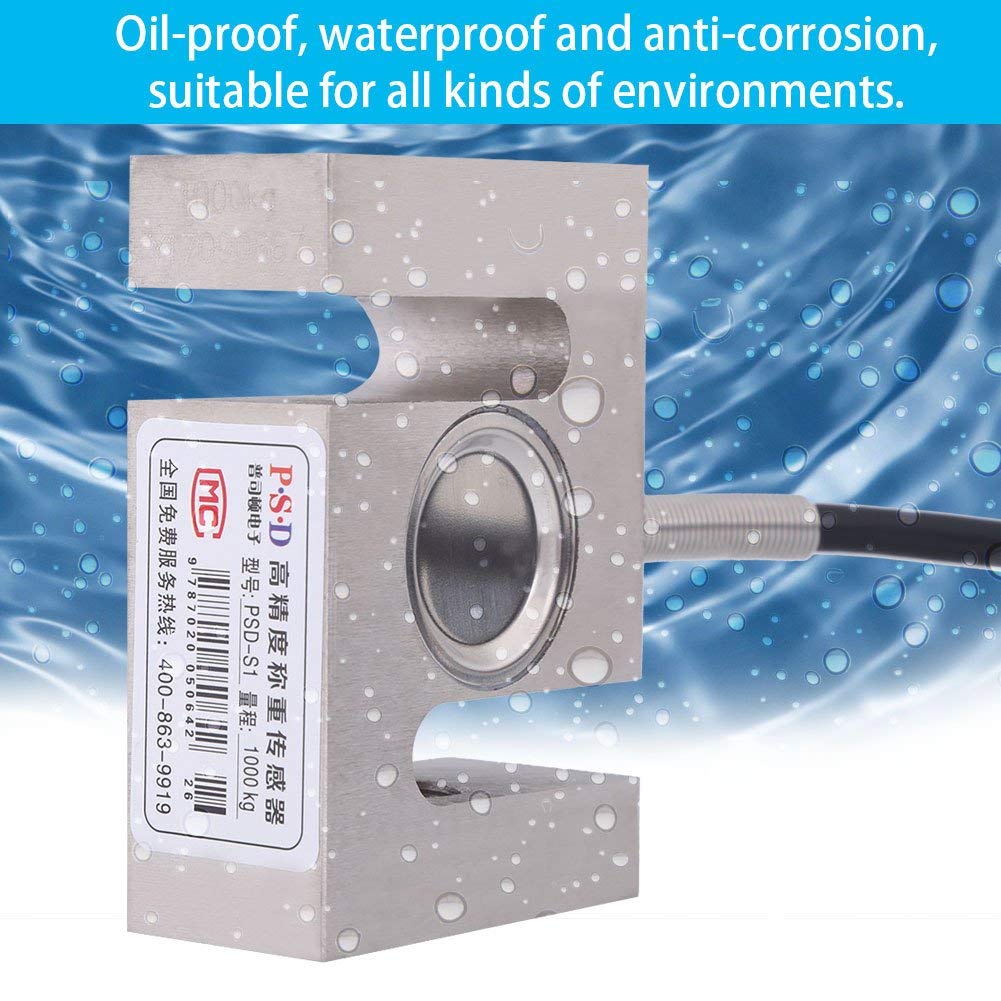 Metal Load Cell Scale Weighting Sensor 1000kg/2204lb, Weighing Controller Weight Indicator Pack of 2 V478