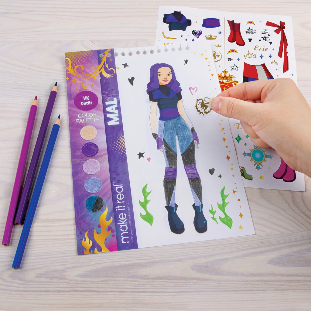9 Piece Light Table & Sketchbook Set with Stickers & Coloring Pencils H159346