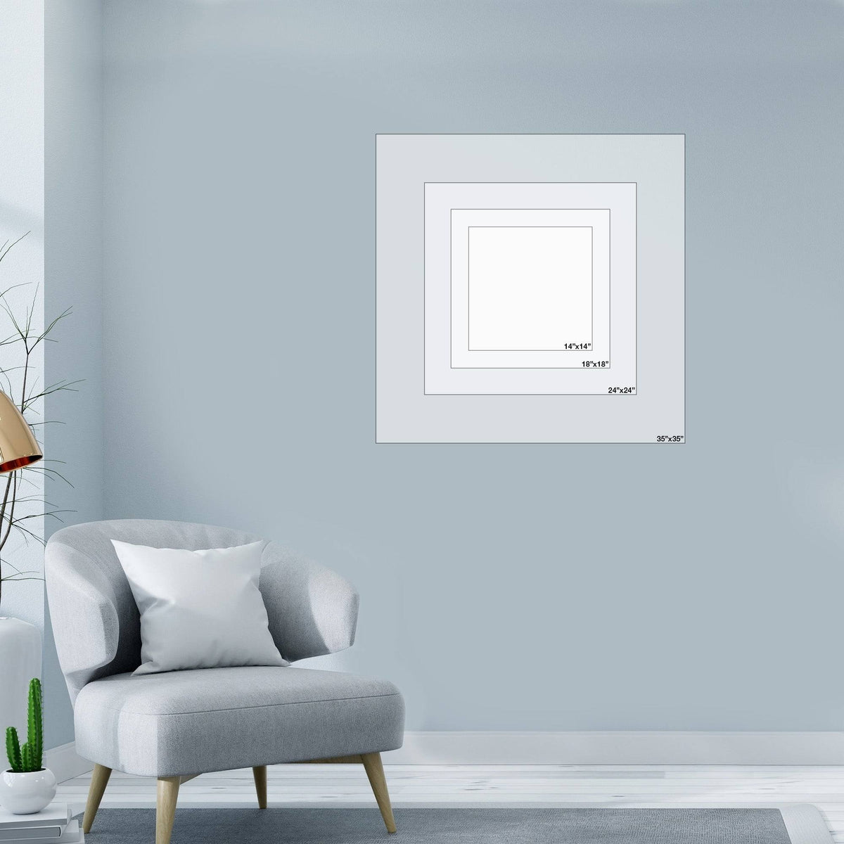 Blue Water I Canvas Art X31321