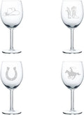 Set of 4 Wine Glass 10 oz X857