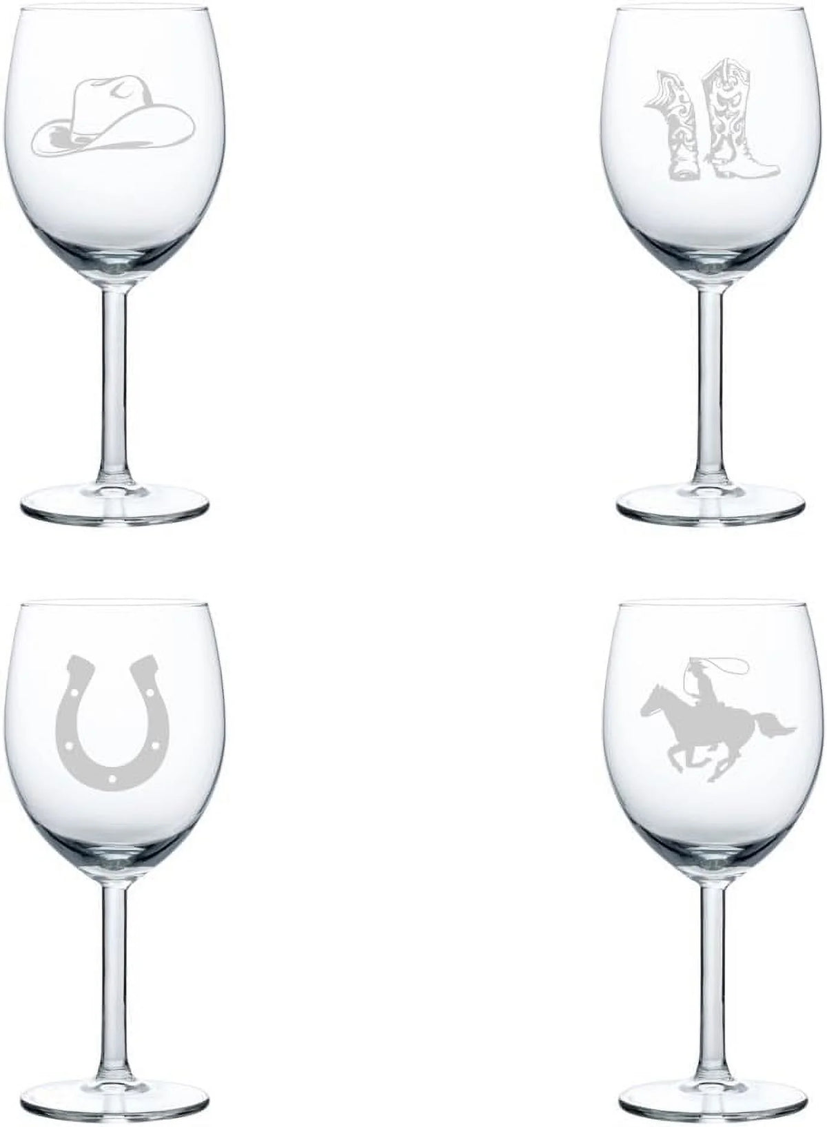 Set of 4 Wine Glass 10 oz X857