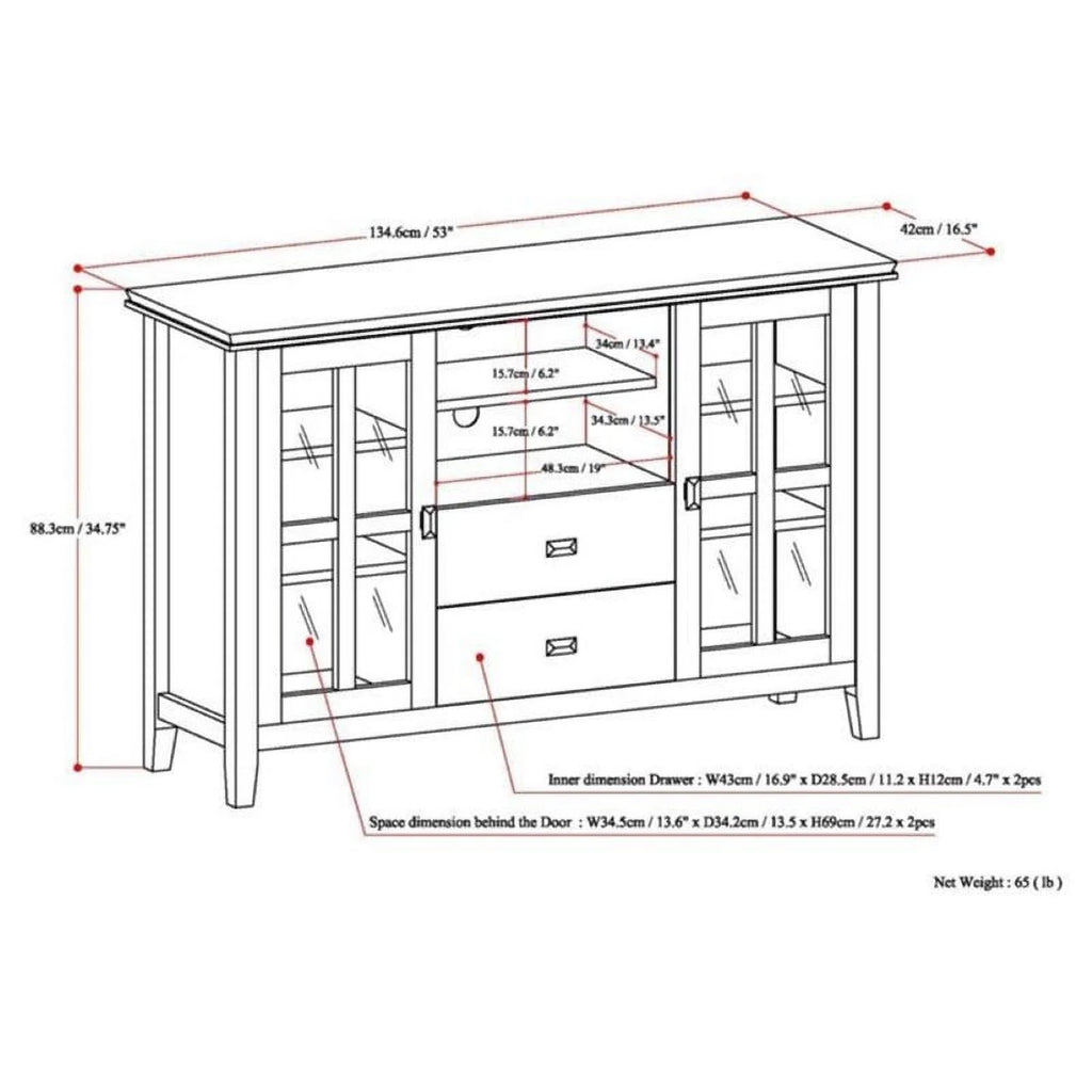 53" TV Stand H601