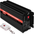 1000 Watt Pure Sine Wave Inverter 12v DC to 110/120v AC O7077