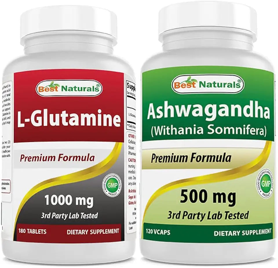 L-Glutamine 1000 mg & Ashwagandha Extract 500 Mg H472343