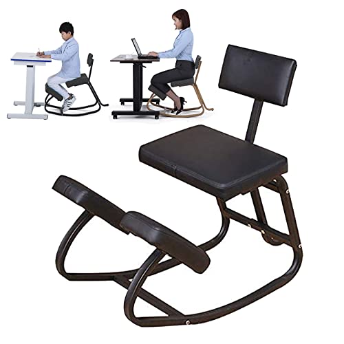 Ergonomic Rocking Kneeling Chair, Black M654