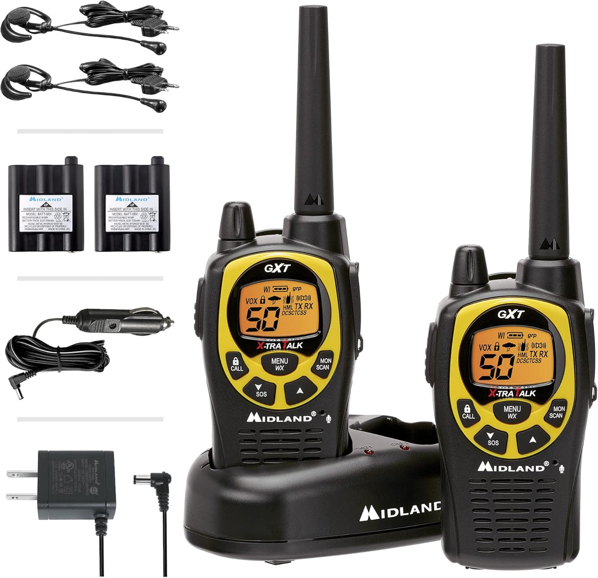 50 Channel GMRS Two-Way Radio, Mossy Oak Camo, 2-Pack A64064