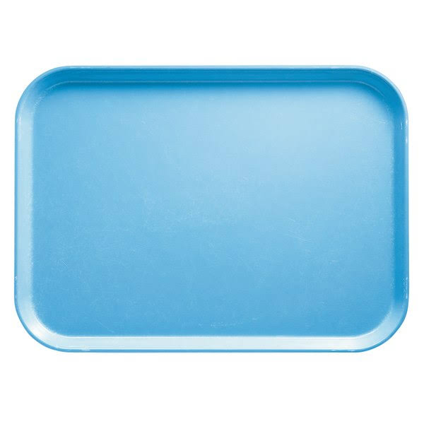 Robin Blue Rectangular Serving Trays, 14 x 18, Pack C409936