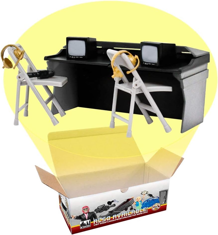 Black & Gray Commentator Table Playset T901578