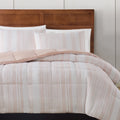 Grey 4-Piece Garment Washed Comforter Set S2181