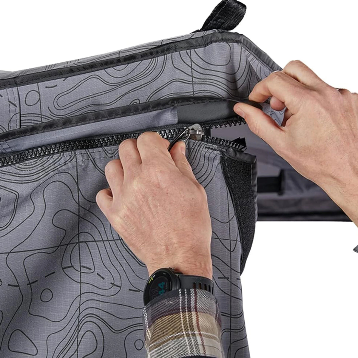 Gray Awning with Carrying Bag T93687