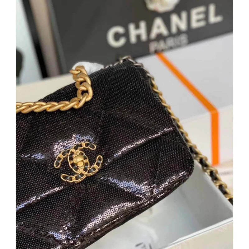 Tweed Flap Bag F9601