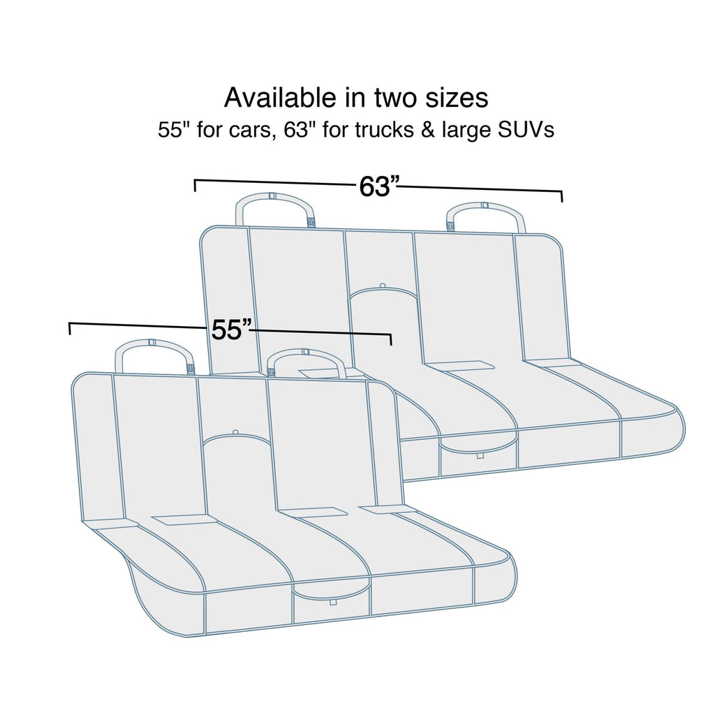 Grey Waterproof Car Bench Seat Cover P7259