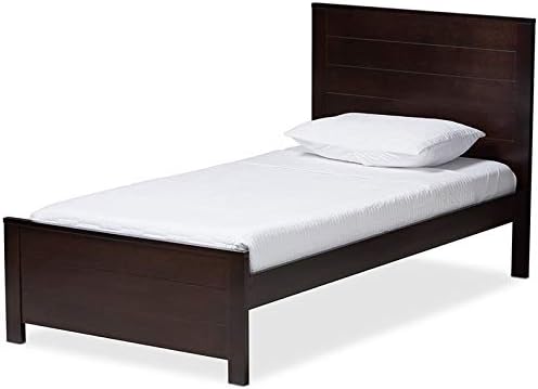 Twin Platform Bed in Espresso H2302