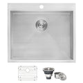 Topmount Laundry Utility Sink Stainless Steel Q536