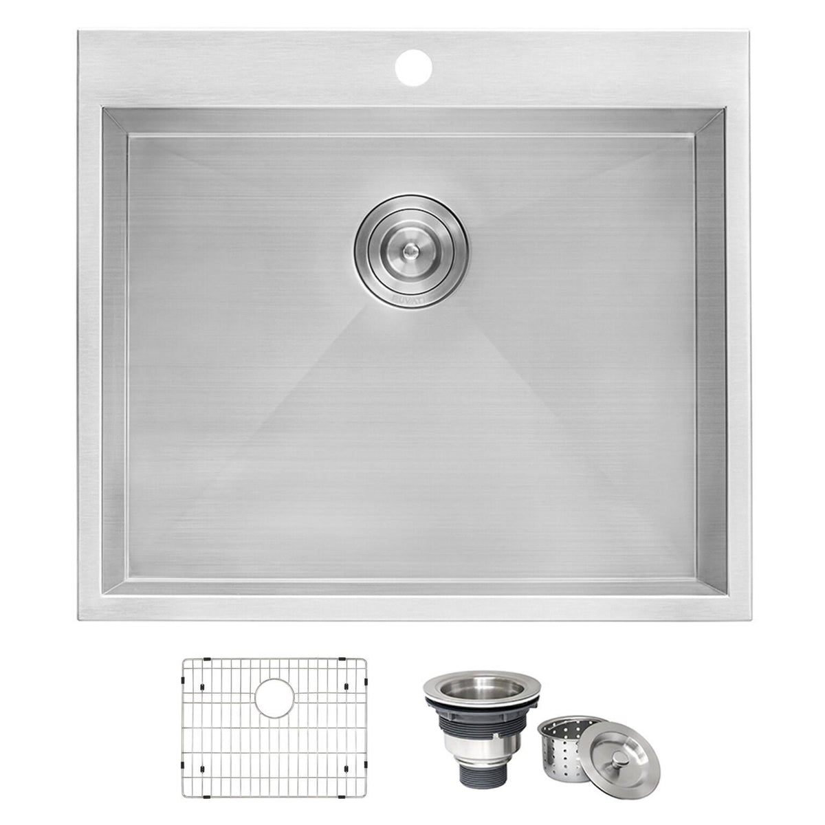 Topmount Laundry Utility Sink Stainless Steel Q536