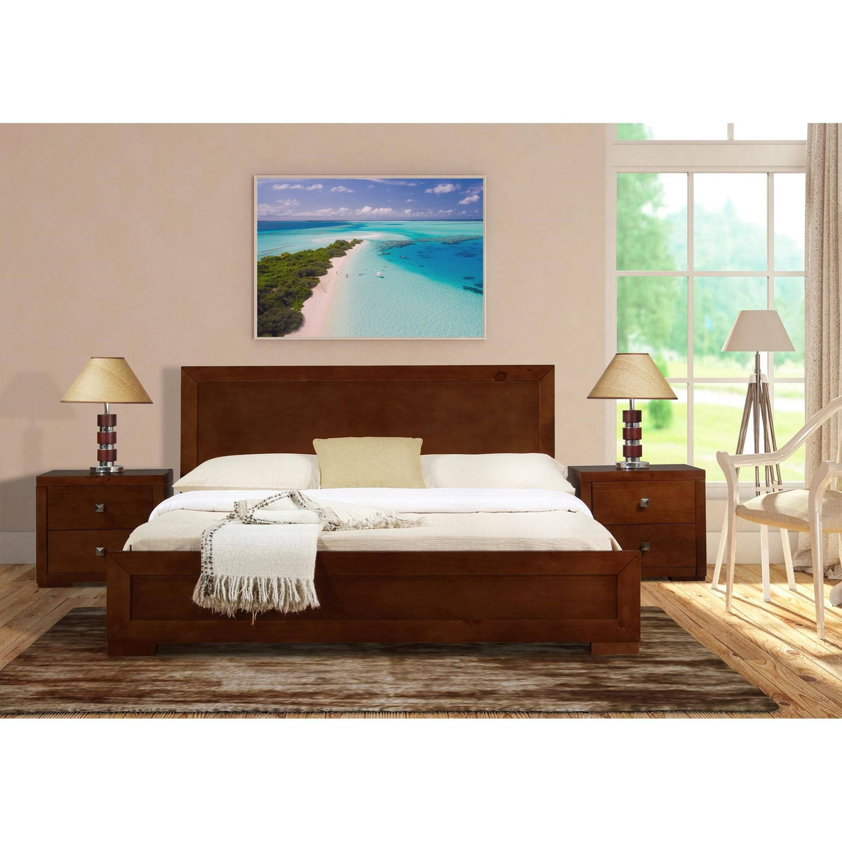 Queen Platform Bed A638280