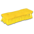 Yellow Crimped Poly Hand Brush (Pack of 6) X869
