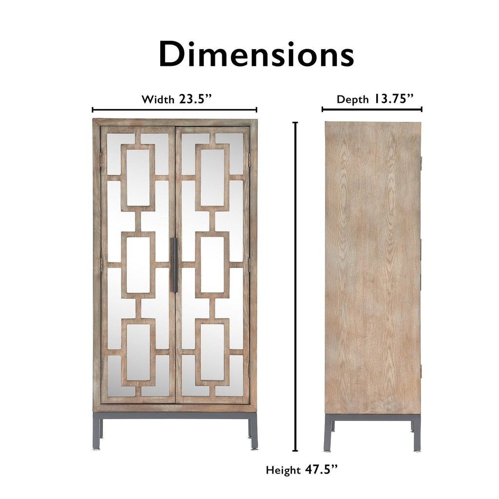Gray Tall Storage Cabinet C941735