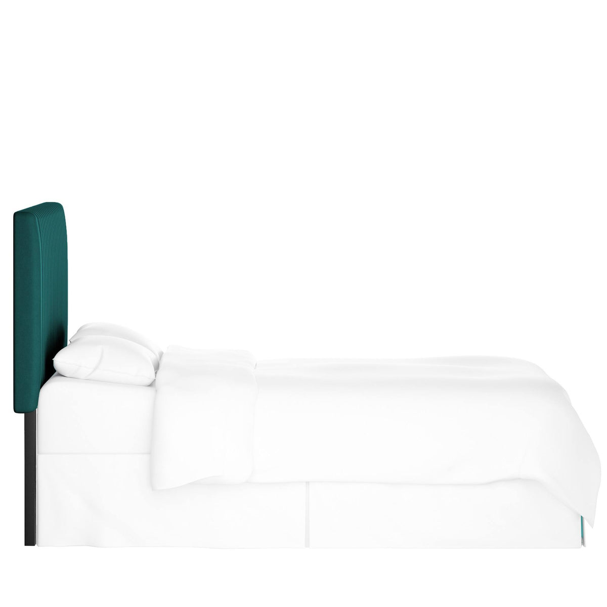 Queen Headboard Velvet Teal O36077