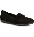 Black Suede Ballerina Flat A3503