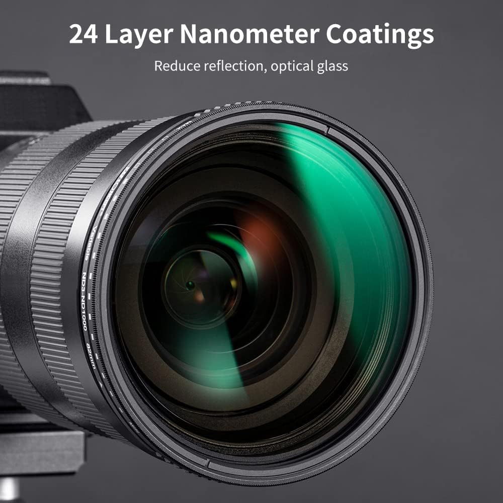 52mm Variable ND3-ND1000 Neutral Density Lens Filter Z623295