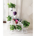 5 Tier Plant Stand Steps White O91348