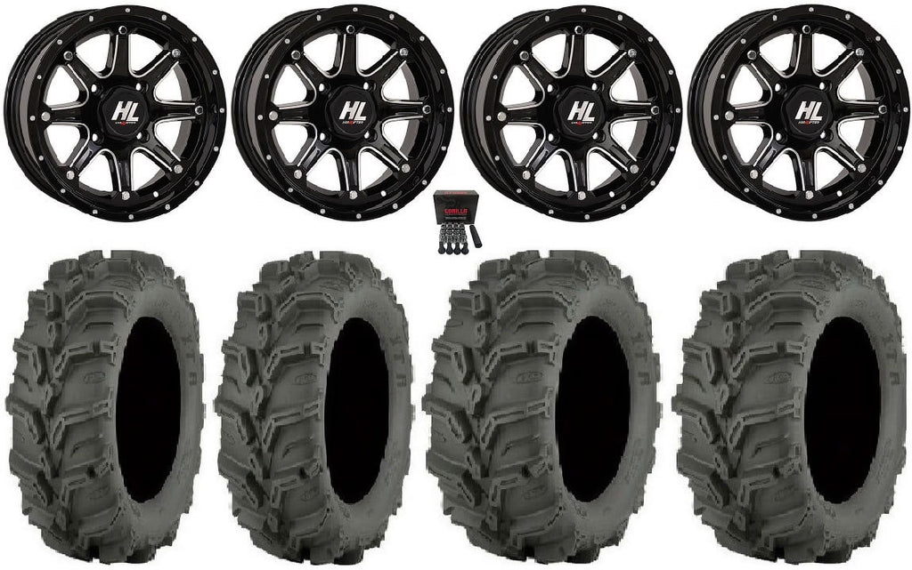 14" Machined Wheels 27" Mud Lite XTR Tires A643