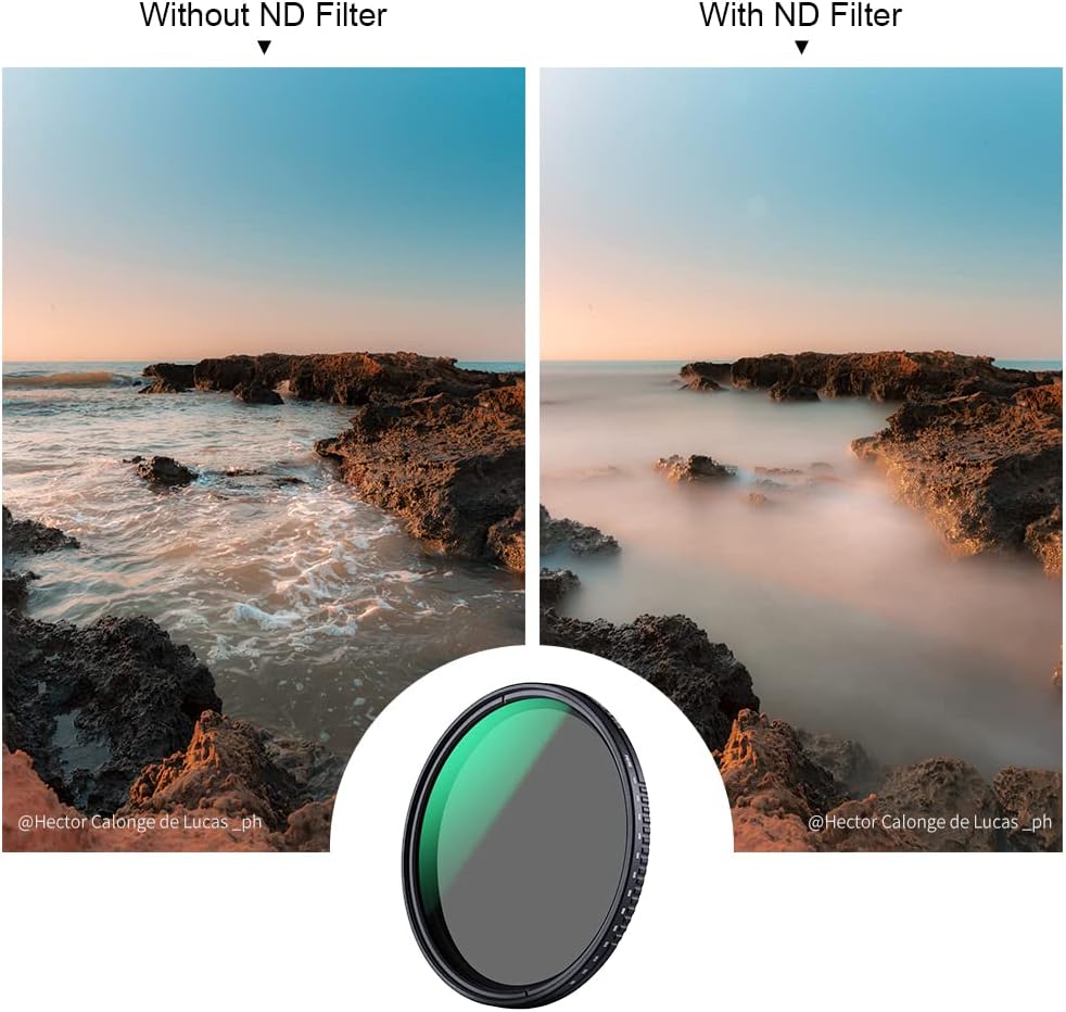 52mm Variable ND3-ND1000 Neutral Density Lens Filter Z623295