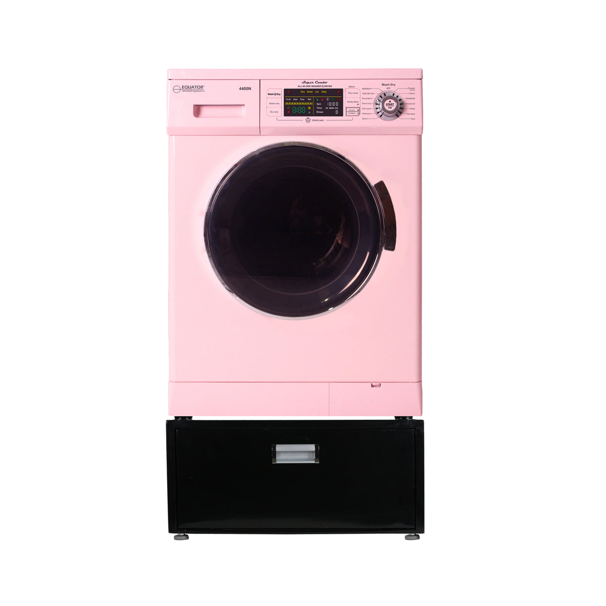 Compact 13 lbs Combination Washer Dryer with Laundry Pedestal Drawer V893712
