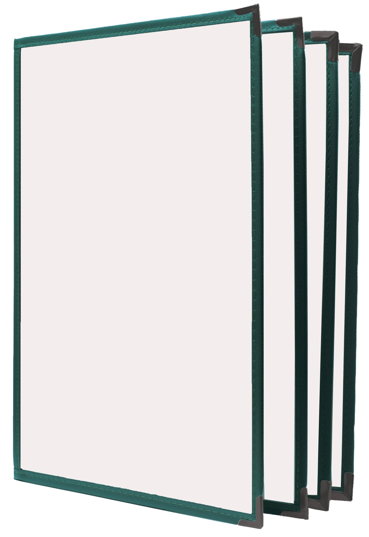 Green 8 View Book Style Cafe Menu Cover Z608