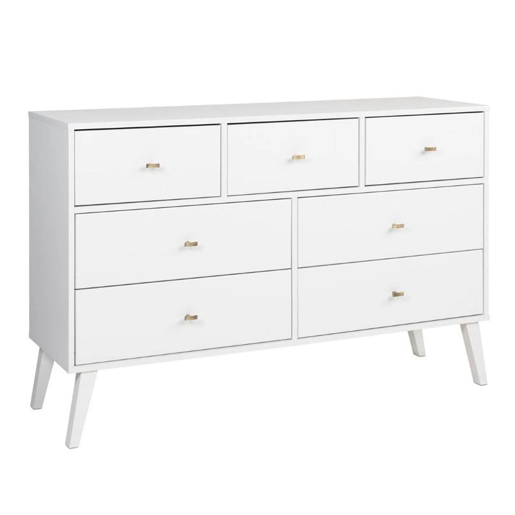 White 2 Nightstands and 7-Drawer Dresser 3-Piece Set G640520