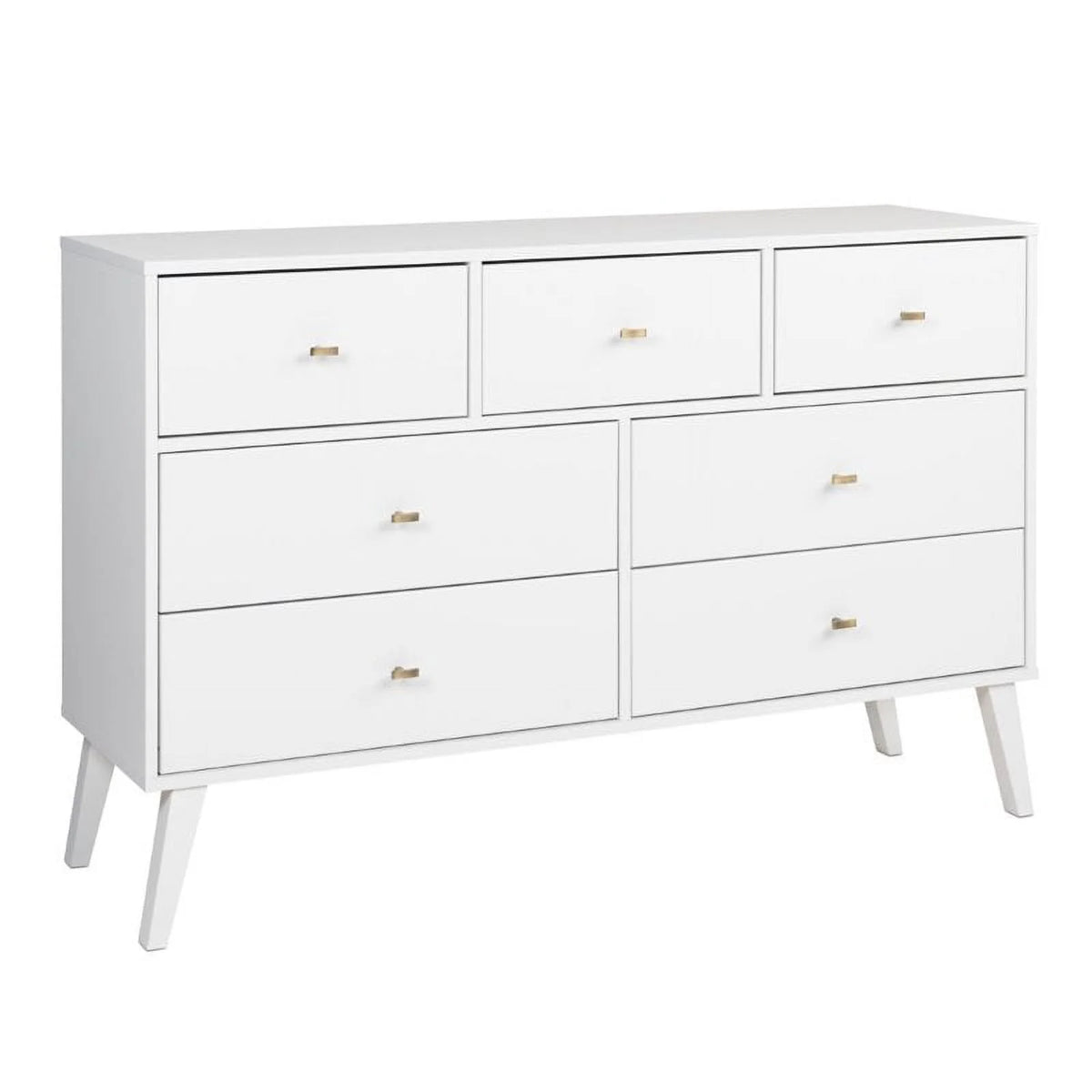 White 2 Nightstands and 7-Drawer Dresser 3-Piece Set G640520