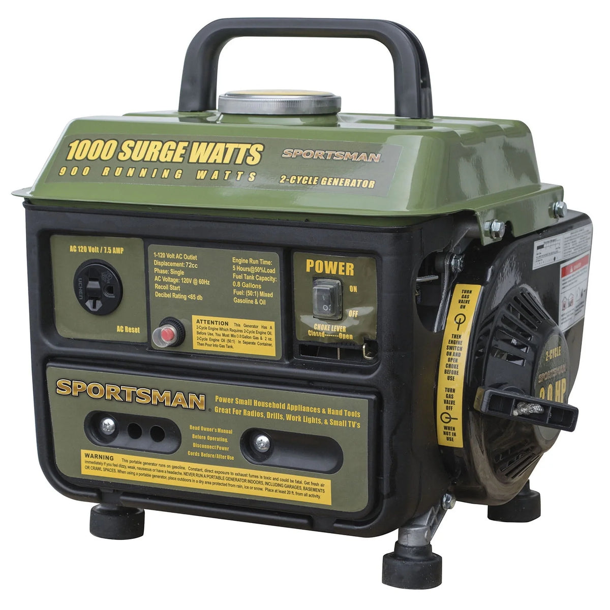1000-Watt 2-Cycle Generator A16083