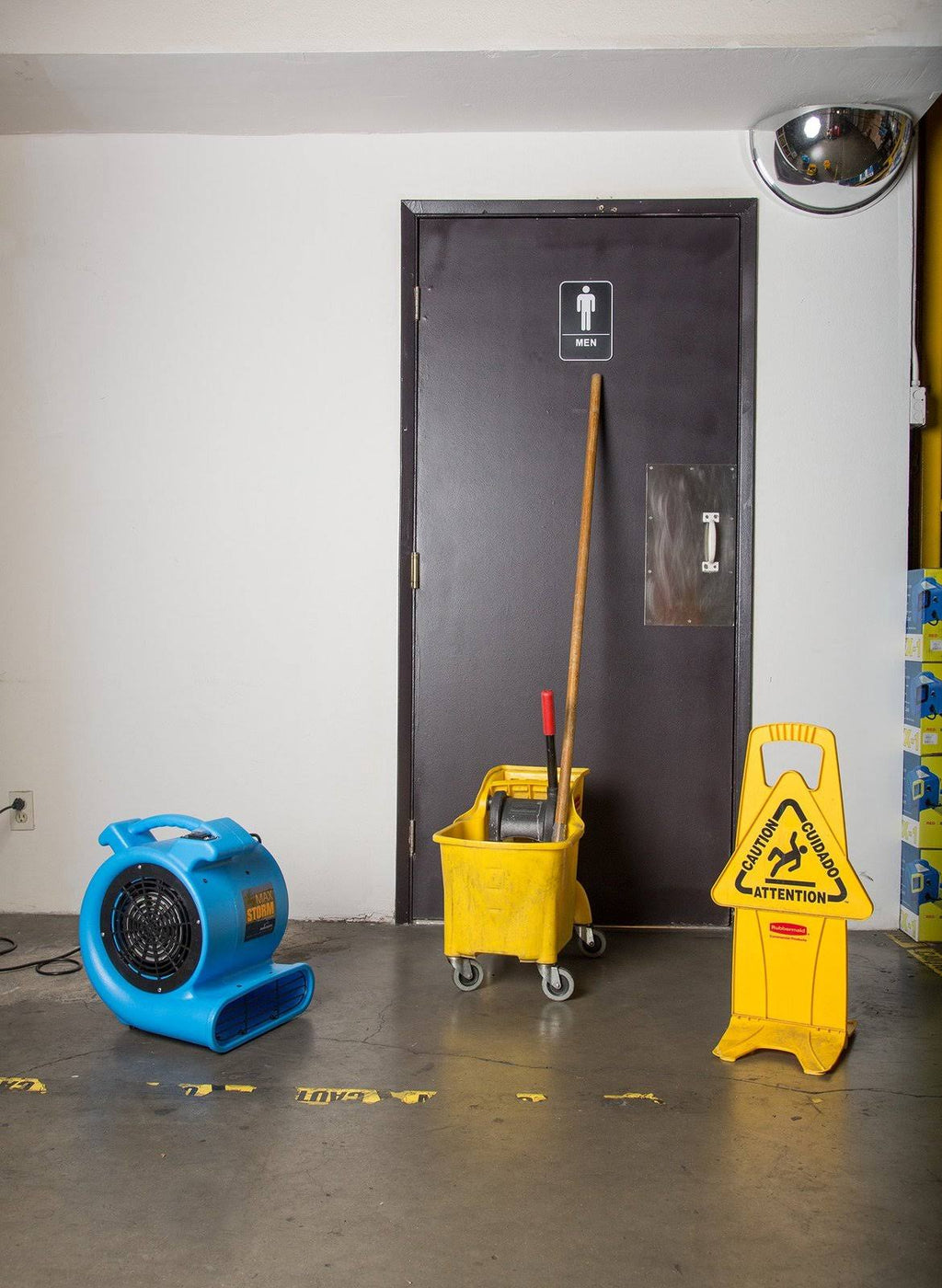 Blue 1/2 HP Air Mover Carpet Dryer Blower Floor Fan Z479248