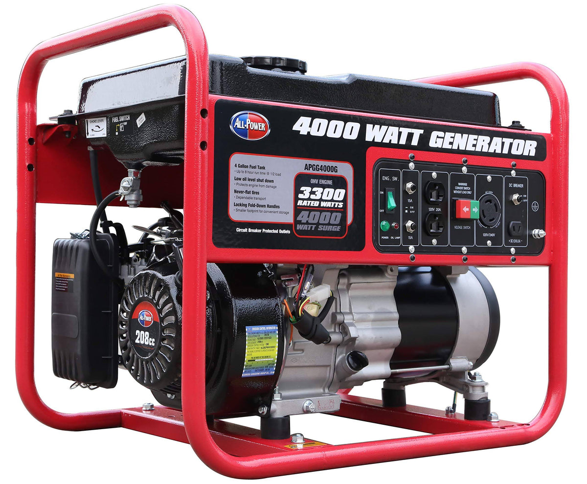 4000 Watt Portable Gas Powered Generator I273