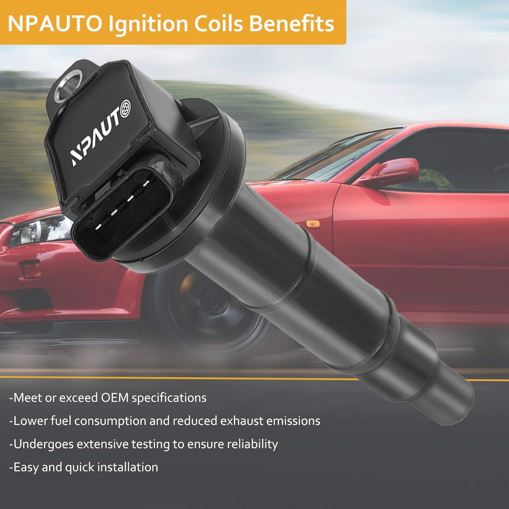 Ignition Coils L4 2.4L Pack of 4 Y62011