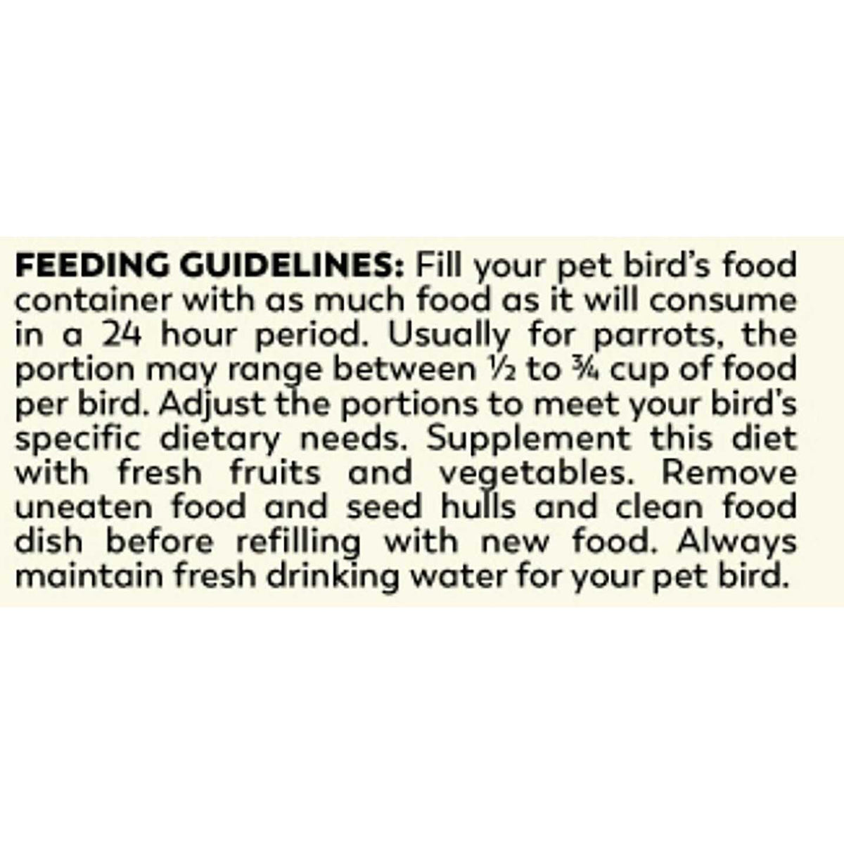 Safflower Gold Parrot Food V275176