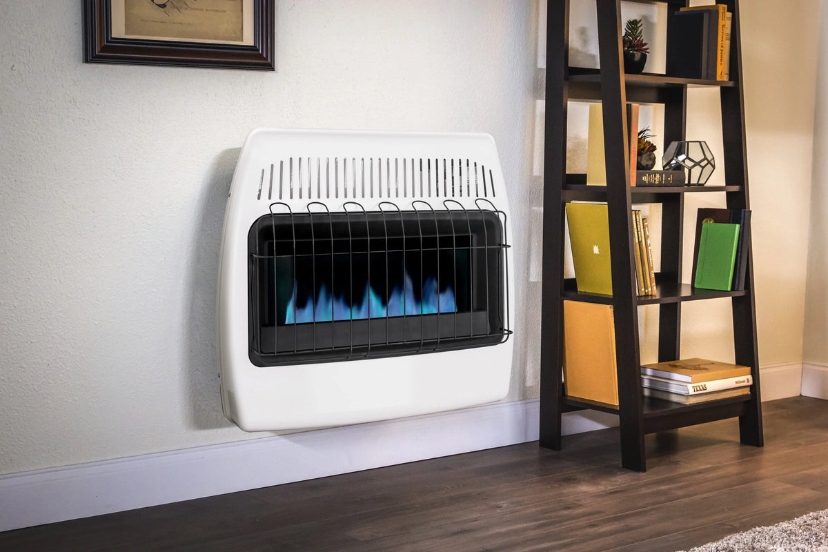 30,000 BTU Natural Gas Blue Flame Vent Free Wall Heater T483362