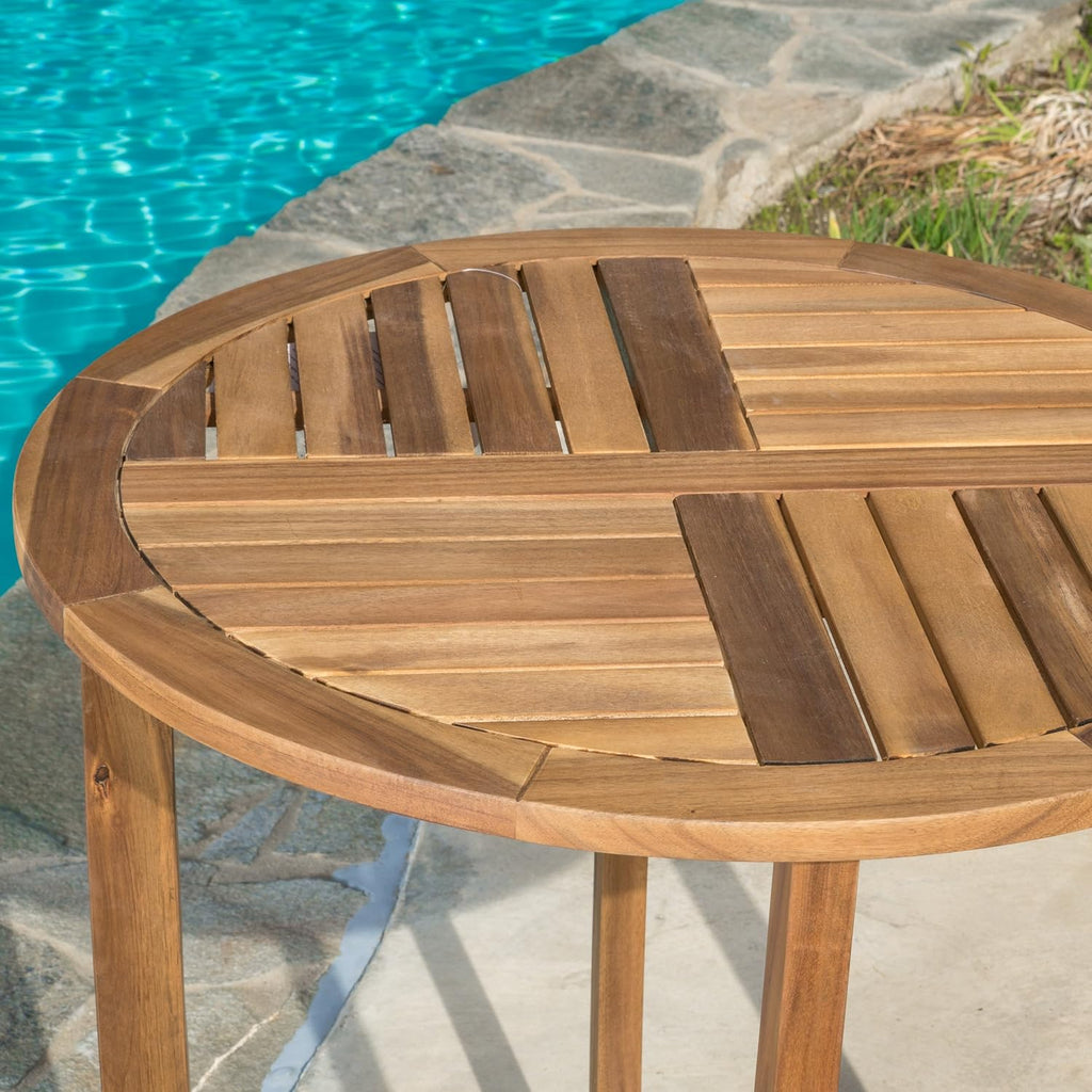 Acacia Wood 3 Pcs Bistro Set U1845
