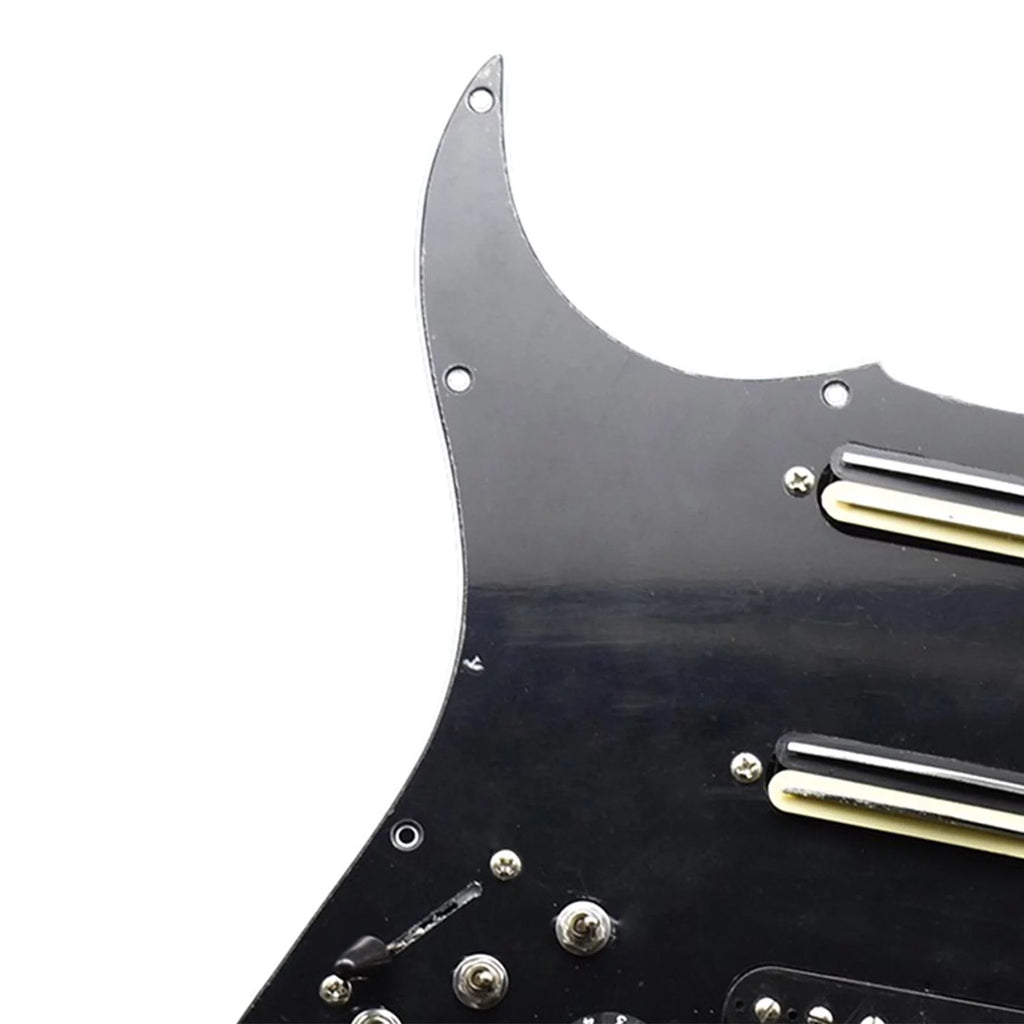 Black Loaded Pickguard for Electric Guitar V976